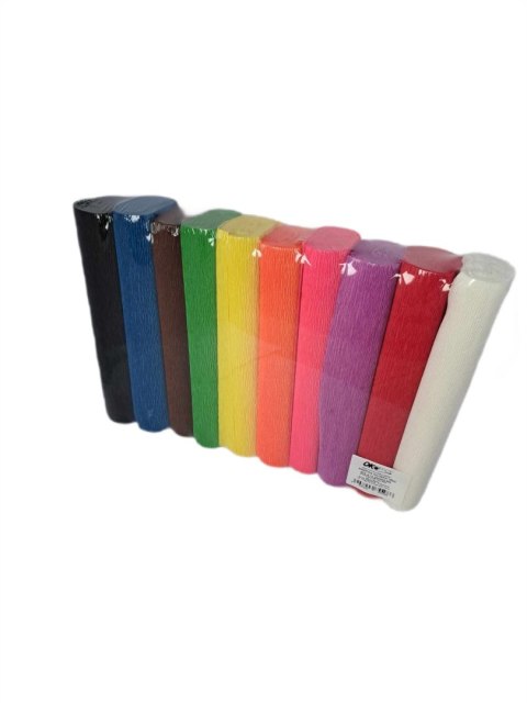 Bibuła marszczona MIX KOLORÓW mix 250mm x 2500mm Sdm