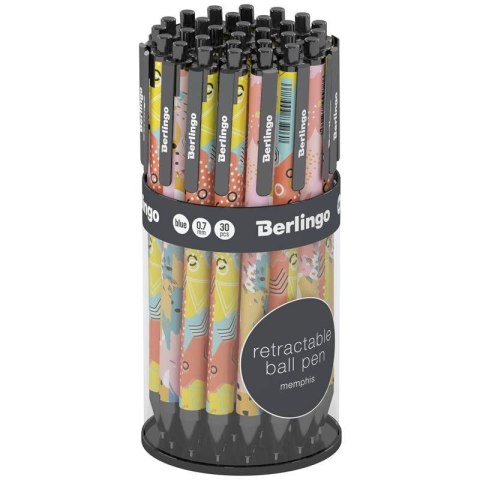 Długopis Memphis wkład niebieski 0,5mm Berlingo (4260738999786)