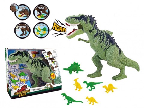 Figurka dinozaur z małym, dźwięk Lean (24281)