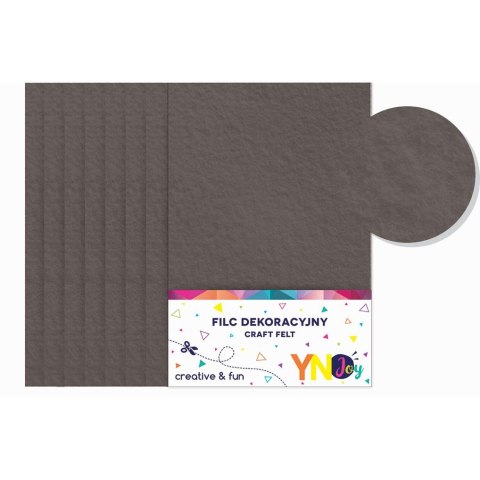 Filc kolor: szary 8 ark. [mm:] 210x297 Interdruk (IFILCSZA)