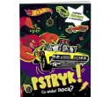 Książka dla dzieci Hot Wheels™. Pstryk! Co widać nocą?? Ameet (GLO 1601)