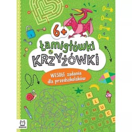 Książka dla dzieci Łamigłówki i krzyżówki. Wesołe zadania dla przedszkolaków 6+