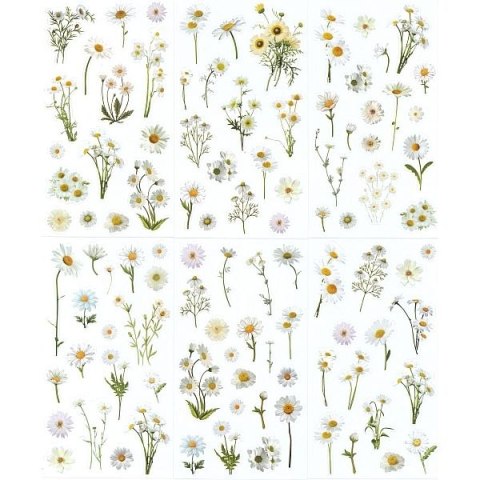 Naklejka (nalepka) Craft-Fun Series Stokrotki foliowe Titanum (25MD004)