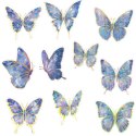 Naklejka (nalepka) Craft-Fun Series Motyle fioletowe Naklejki foliowe Titanum (25CR003)