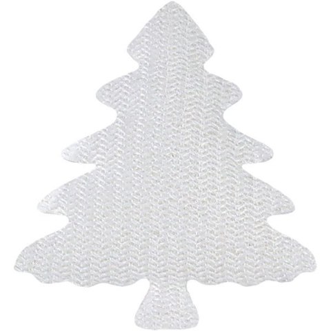 Ozdoba materiałowa Craft-Fun Series Srebrne choinki Titanum (BJ25042704)