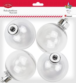 Ozdoba świąteczna Craft-Fun Series Bombki plastikowe z zakrętką Titanum (DIY-XM(532))