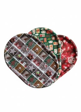 Ozdoba świąteczna talerz owalny taca (787423)