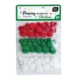 Pompony CHRISTMAS 5902277356864 mix 60 szt Interdruk (60zt)