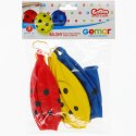 Balon gumowy PREMIUM PIŁKA NOŻNA 3 szt mix 45mm 18cal Godan (GB/PG07)