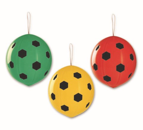 Balon gumowy PREMIUM PIŁKA NOŻNA 3 szt mix 45mm 18cal Godan (GB/PG07)