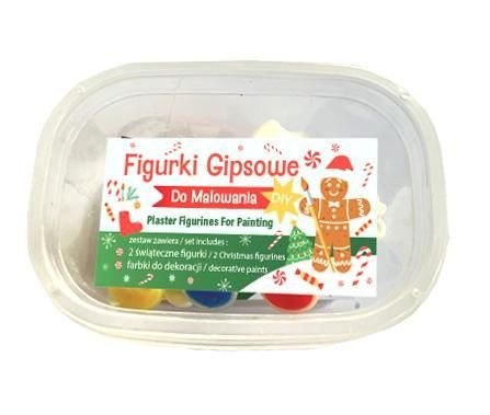 Figurka gipsowa do malowania świąteczna Beniamin (5090)