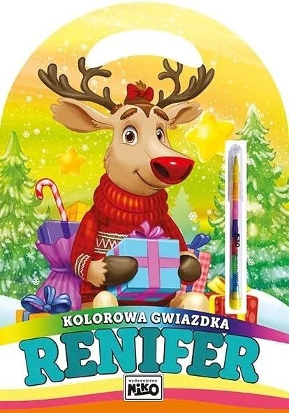 Książeczka edukacyjna Renifer Niko