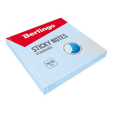 Notes samoprzylepny (karteczki) niebieski 100k [mm:] 76x76 Berlingo (4260107473589)