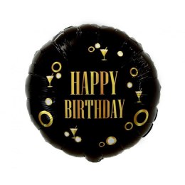 Balon foliowy Happy Birthday 18cal Godan (FG-OHBK)