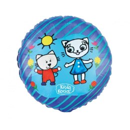 Balon foliowy Kicia kocia i Nanuś 18cal Godan (FG-OKKN)