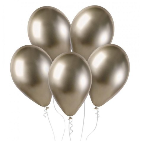 Balon gumowy Shiny 13 cali, 50 sztuk złoty 5cal Godan (GB120/85)