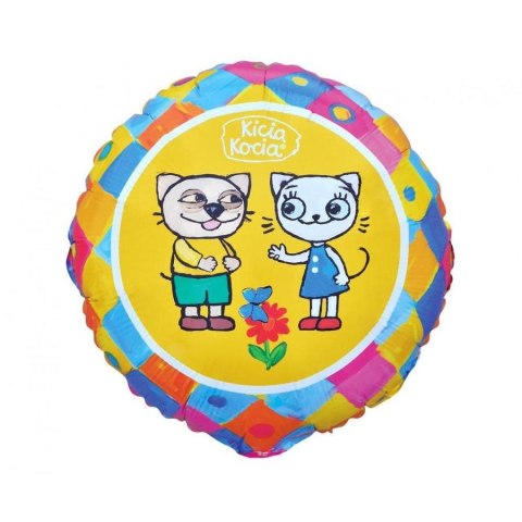 Balon foliowy Kicia kocia i Pacek 18cal Godan (FG-OKKP)