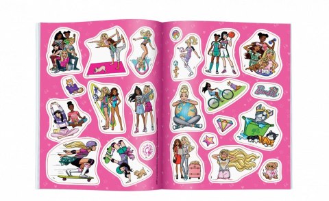 Książka dla dzieci Barbie Kolorowanka z Naklejkami Ameet