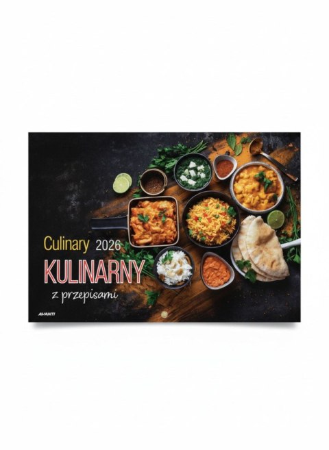 Kalendarz ścienny KULINARNY wieloplanszowy 285mm x 410mm Avanti (KA-3)