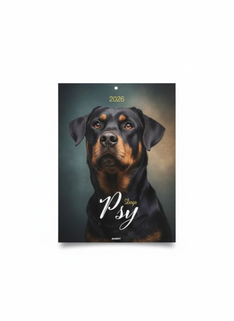 Kalendarz ścienny MAŁY Psy 230mm x 305mm Avanti (PSM-3)