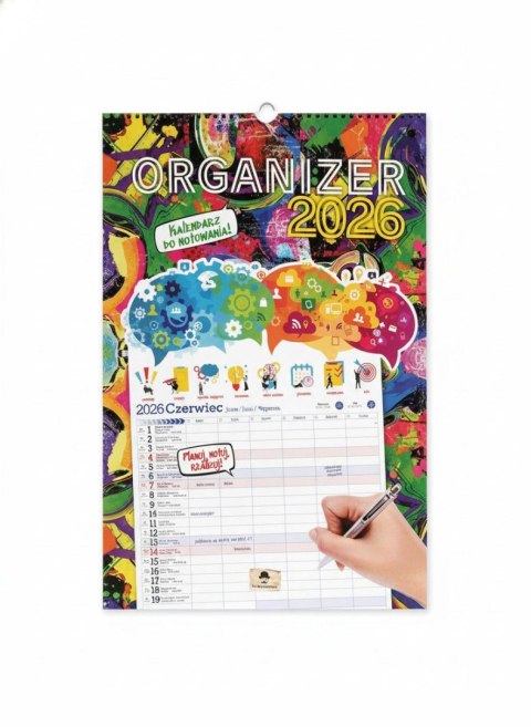 Kalendarz ścienny organizer 320mm x 470mm Pan Kalendarzyk (A3 V.2)