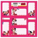 Naklejka na zeszyt Myszka Minnie [mm:] 165x165 Derform (NNZMM)