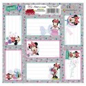 Naklejka na zeszyt Myszka Minnie [mm:] 165x165 Derform (NNZMM)