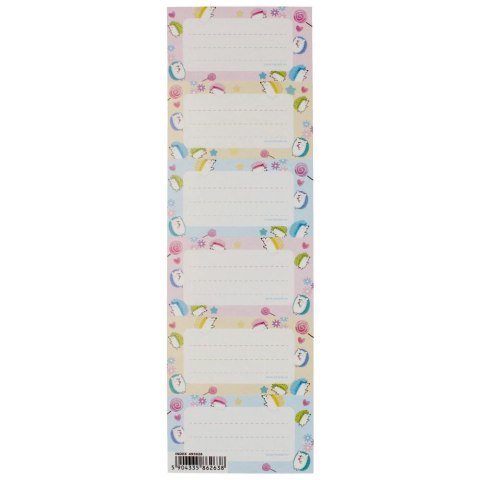 Naklejka na zeszyt Pastel 1 Starpak (495026)