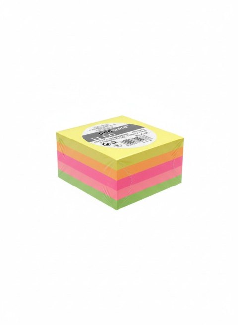 Notes samoprzylepny (karteczki) 5 kol. fluo mix 450k [mm:] 75x75 Penword (ZI-65)