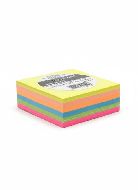 Notes samoprzylepny (karteczki) 6 kol. fluo mix 300k [mm:] 76x76 Penword (ZI-31)