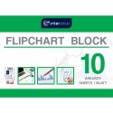 Blok do tablic flipchart Interdruk A1 10k. 80g czysty [mm:] 1000x640 (FLI10)