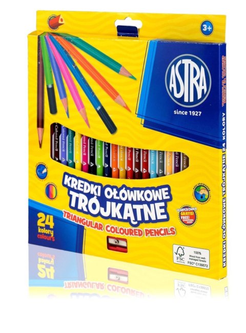 Kredki ołówkowe Vision 24 kol. Astra (312110003)