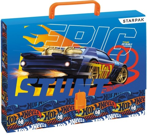 Teczka z szerokim grzbietem na klips Hot Wheels A4 mix [mm:] 310x230 Starpak (337293)