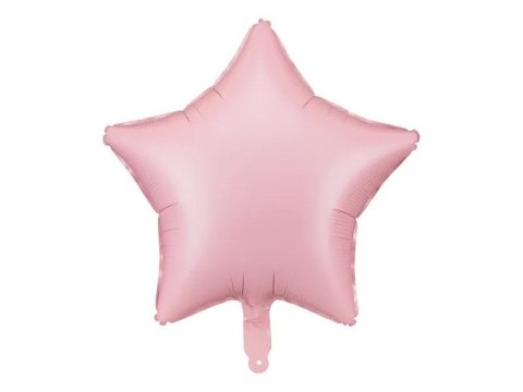 Balon foliowy gwiazda różowa, 49cm 19cal Partydeco (FB3T-081)