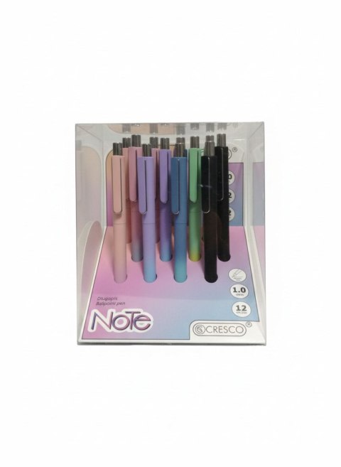 Długopis standardowy NOTE wkład niebieski 0,5mm Cresco (750085)