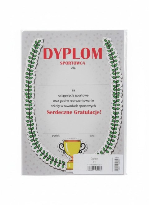 Dyplom A4 Sportowca #1 Henry (5908451980092)