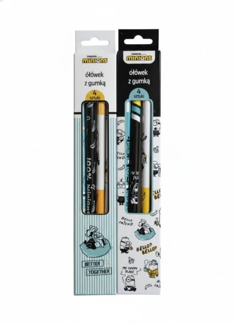 Ołówek Minionki z gumką HB (nd)