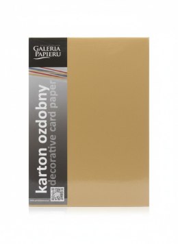 Papier ozdobny (wizytówkowy) A4 pearl ZŁOTY 210g Galeria Papieru (205454)