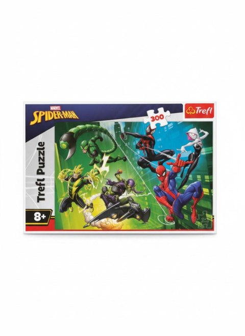 Puzzle Spiderman W pajęczej sieci 300 el. Trefl (23036)