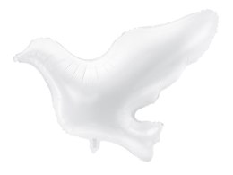 Balon foliowy Gołąb w kolorze białym ok. 77 x 66 cm (30 x 26\
