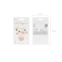 Dekoracja do muffinek - Bocian, 11-12 cm (1 op. / 7 szt.) Partydeco (KPM30)