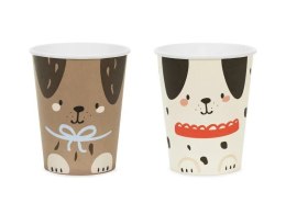 Kubek jednorazowy Pieski papier 220ml Partydeco (KPP98-EU1)