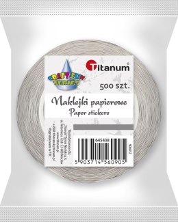 Naklejka (nalepka) Craft-Fun Series Śnieżynki złote Naklejki na rolce Titanum (25JT006)