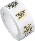 Naklejka (nalepka) Craft-Fun Series Śnieżynki złote Naklejki na rolce Titanum (25JT006)