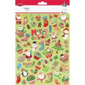 Naklejki świąteczne Craft-Fun Series papierowe 2 plansze Titanum (19ZJ-002A)
