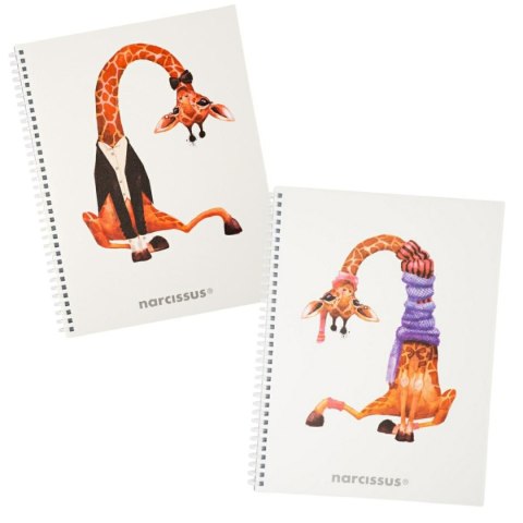 Notes (notatnik) A4 zyrafa 80k. krata Narcissus