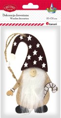 Ozdoba drewniana Craft-Fun Series Skrzat XMAS Titanum (22HY1248)