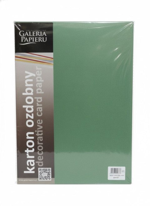 Papier ozdobny (wizytówkowy) A4 Earth Zielony 220g Galeria Papieru (204707)