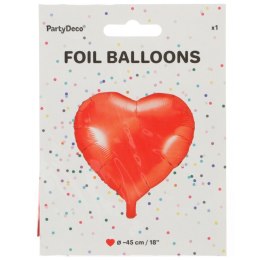 Balon foliowy Serce 18cal Partydeco (FB9M-007)