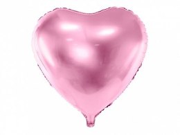 Balon foliowy Serce, 45cm, jasny róż 18cal Partydeco (FB9M-081J)